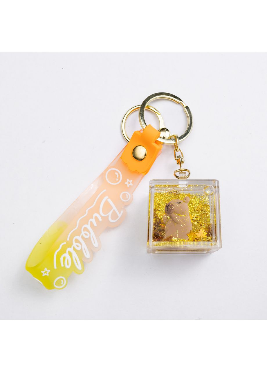 Дитячий брелок Капібара Cube 3.5×3.5×3.5 (см) для ключів, на сумку і рюкзак (рандом) HP-55-34BR Yiwu (370706535)