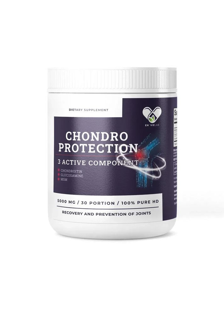 Комплекс для суглобів з глюкозаміном, хондроїтином, ACTIVE 3,, лісові ягоди, 30 порцій En`vie Lab (361118540)