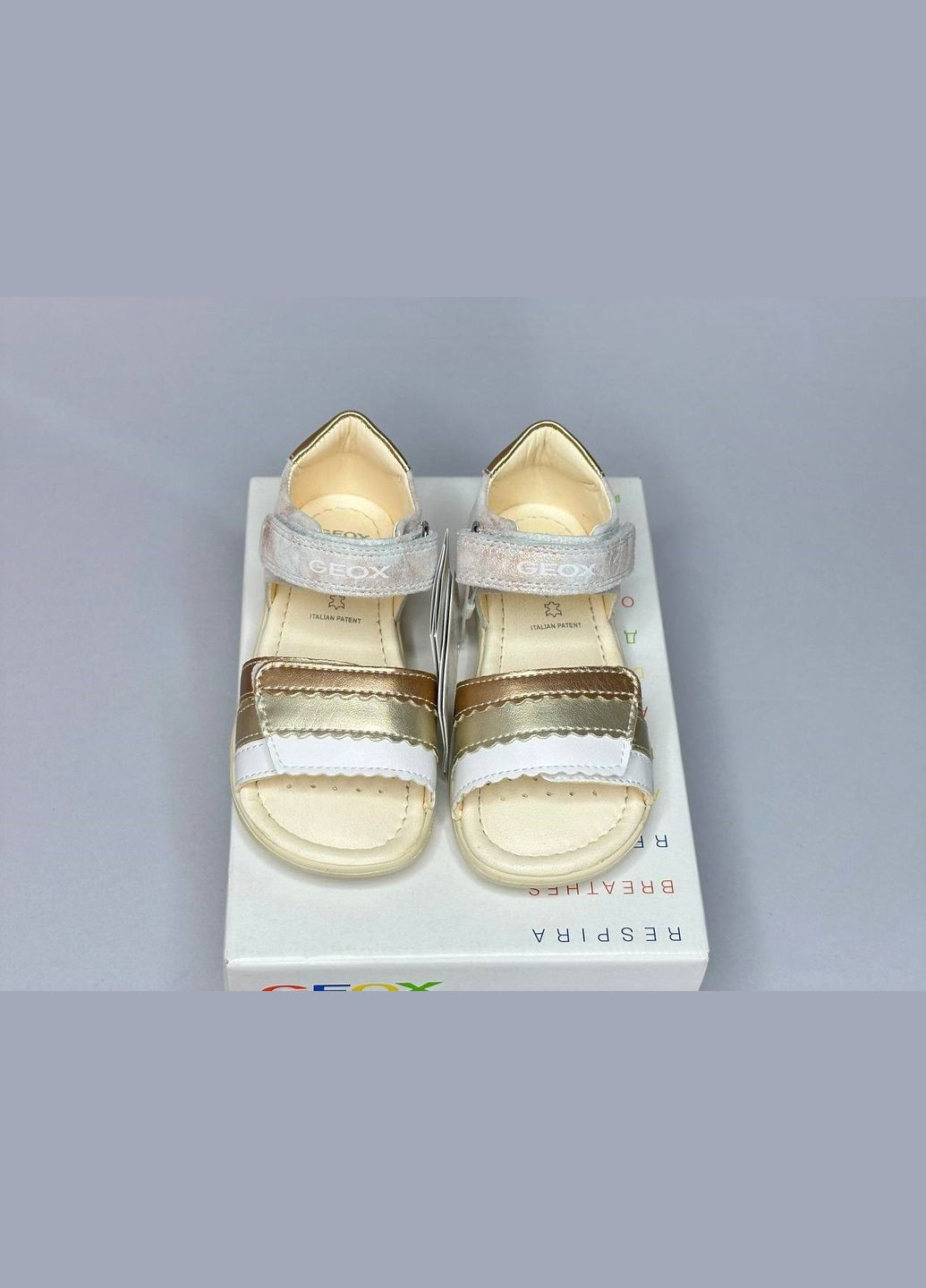 Дитячі шкіряні босоніжки Alul сандалії для дівчинки Geox (293153249)