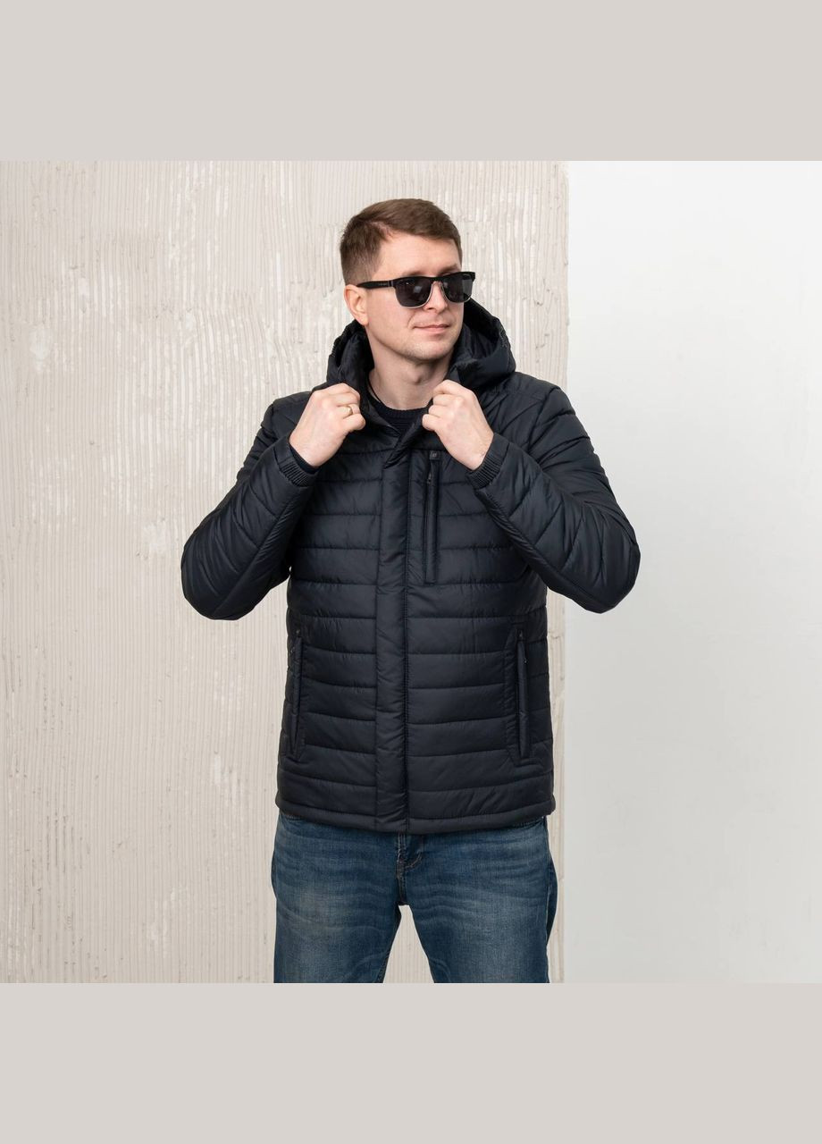 Темно-синяя демисезонная куртка мужская демисезонная большого размера SK