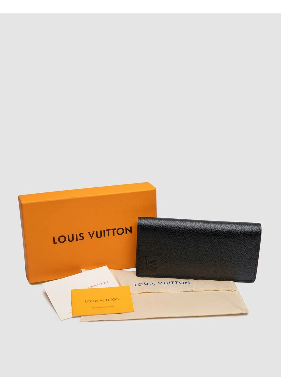 Кошелек Aerogram Portefeuille Brazza NM Bi-fold Coin Purse Large Black No Brand (358888959)