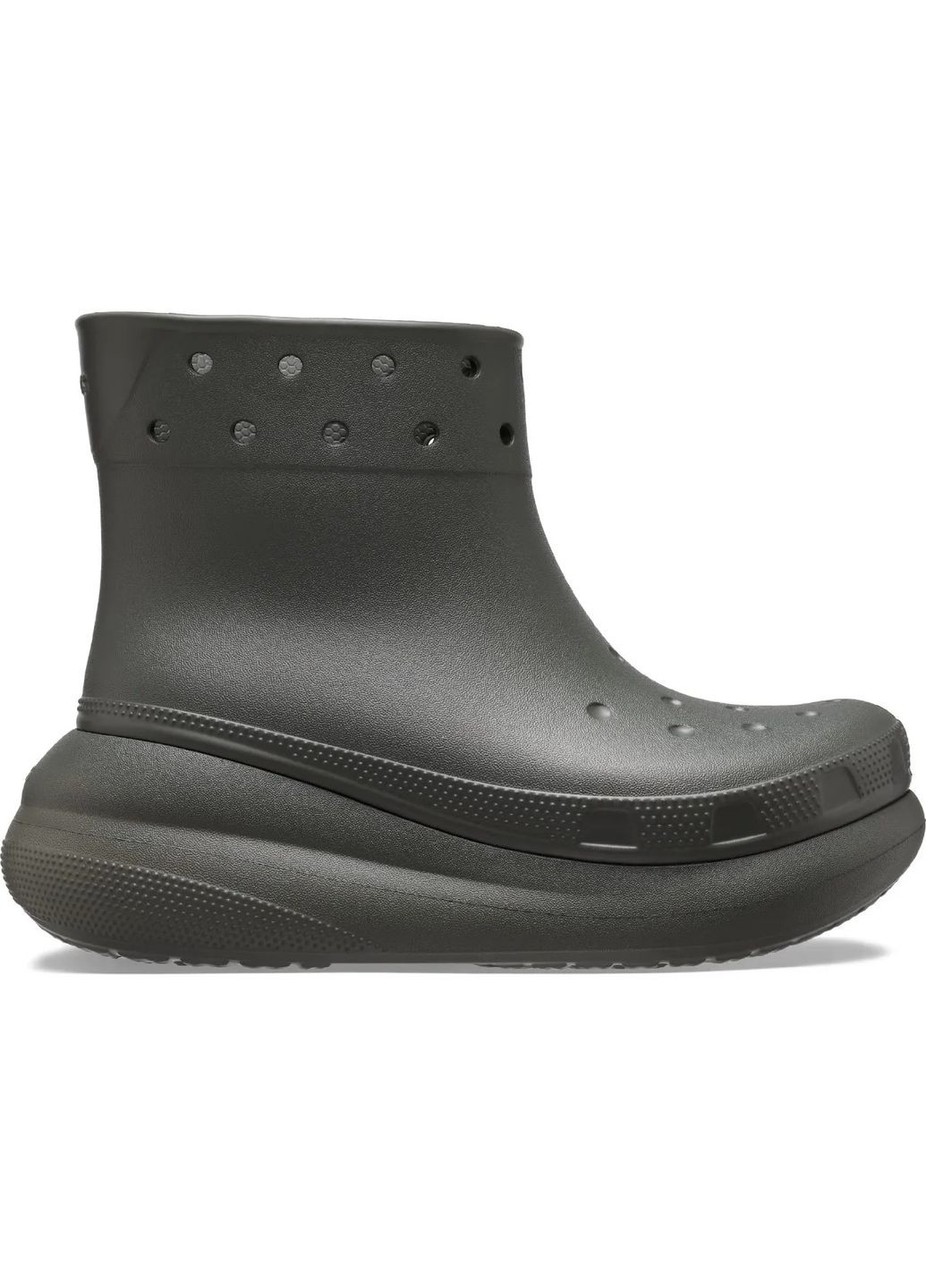 Темно-зеленые резиновые сапоги crush boot black 207946-001 Crocs