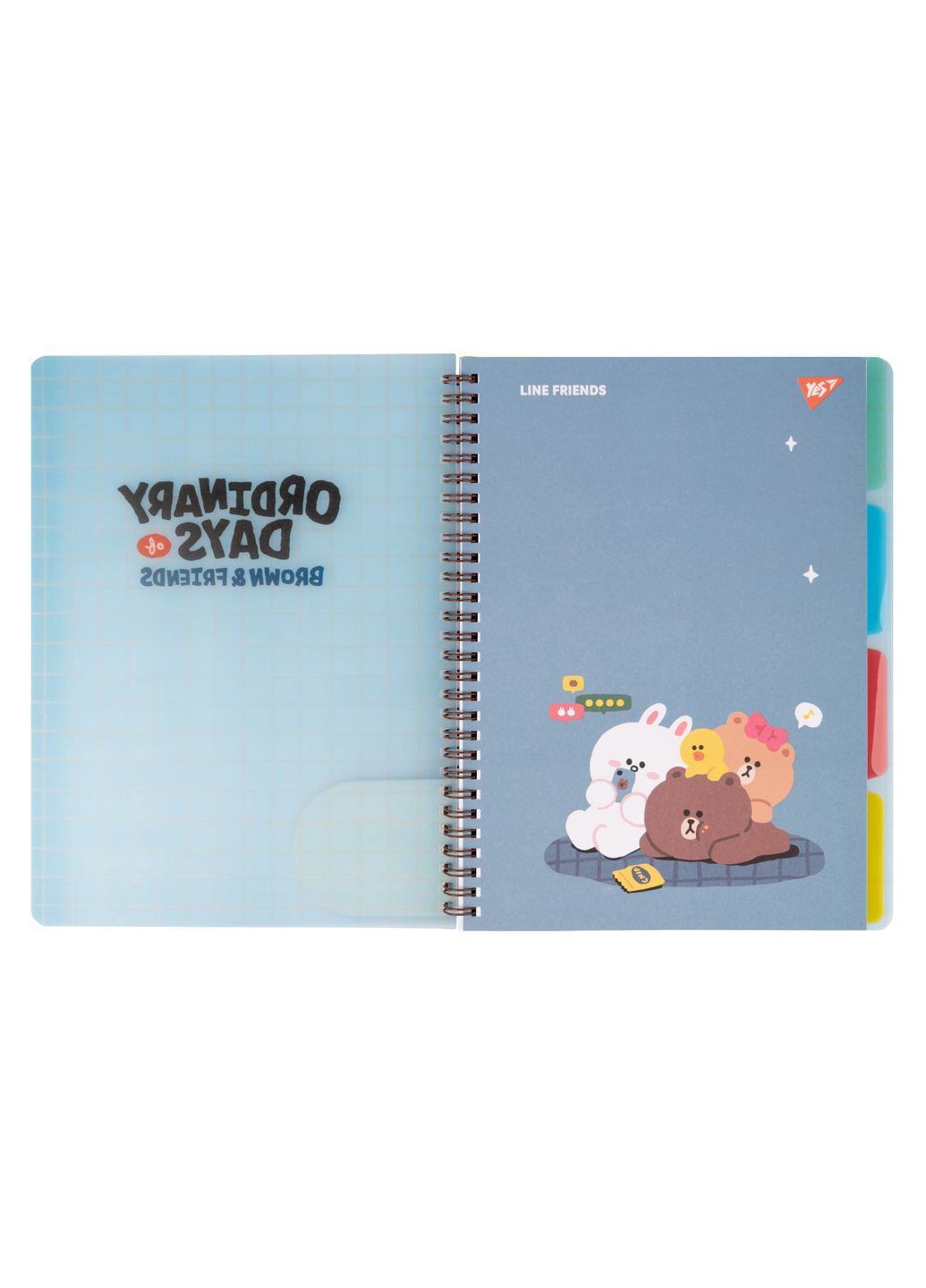 Зошит для записів В5 80 арк софт-тач Line Friends (765741) Yes (351358440)