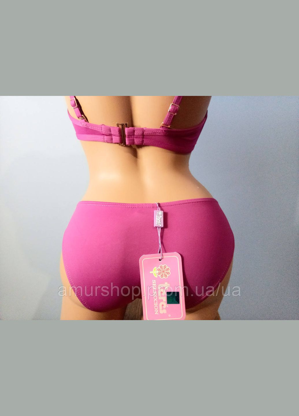 Бордовий літній купальник жіночий Teres