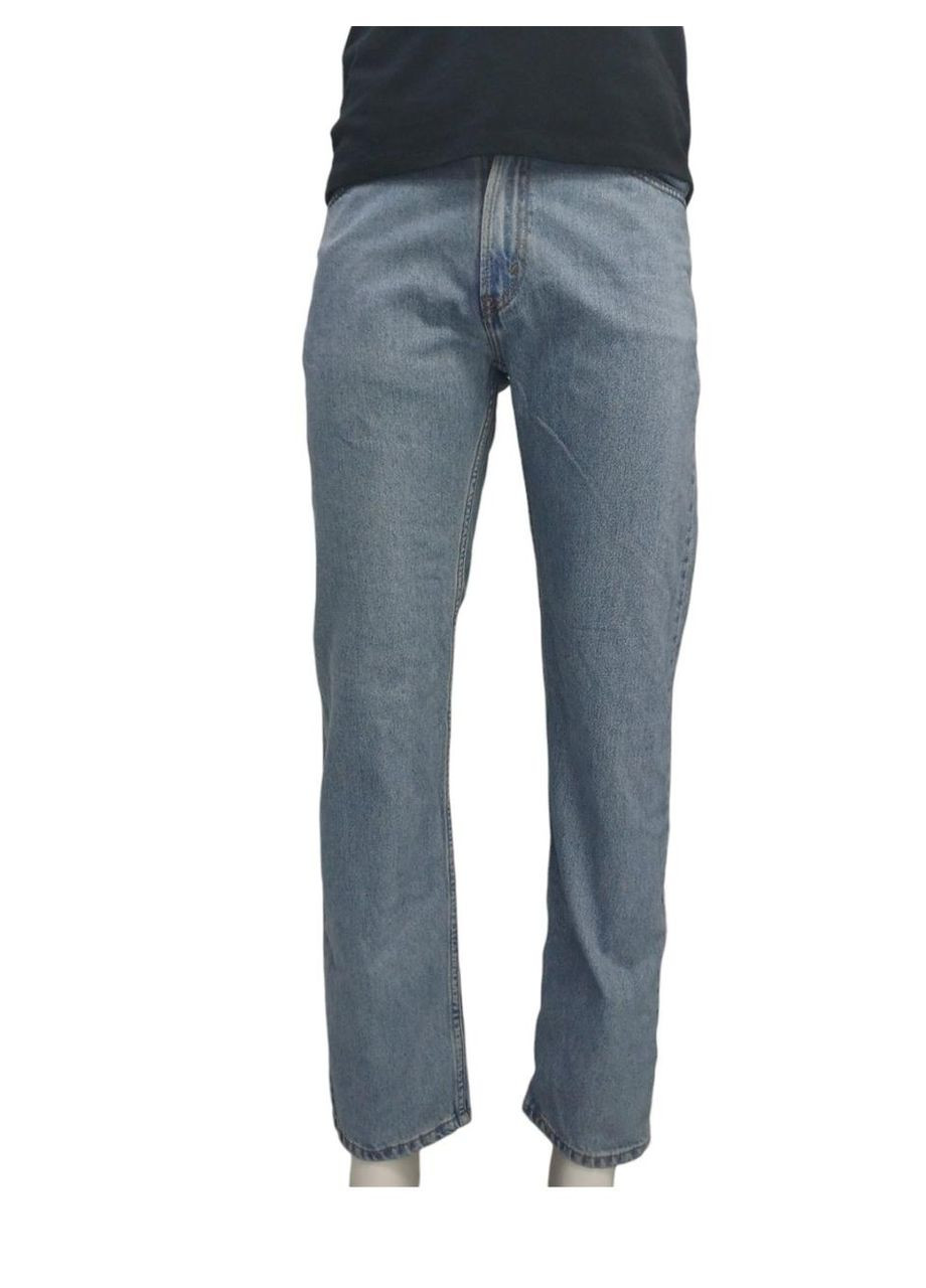 Комбинированные демисезонные мужские джинсы denizen 285 relaxed fit from, голубые, средняя посадка, w34/l34 slim fit Levi's