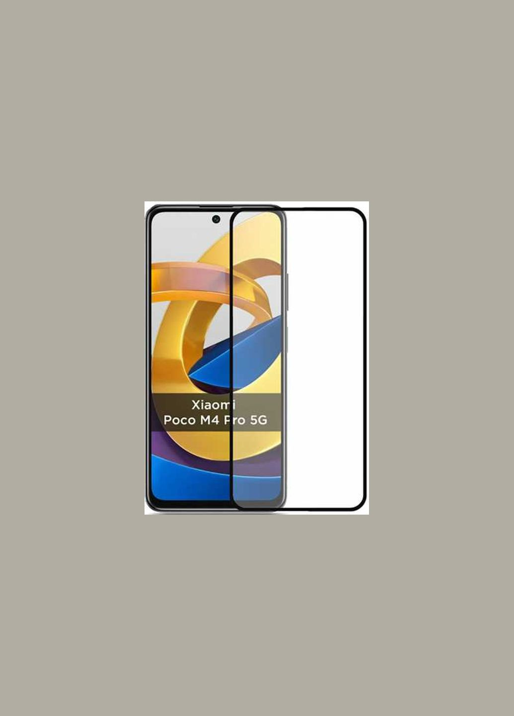 Защитное стекло Xiaomi Poco M4 Pro 5G (21091116AG) Full Glue (0.3 мм, 2.5D) черная рамка Walker (325423337)