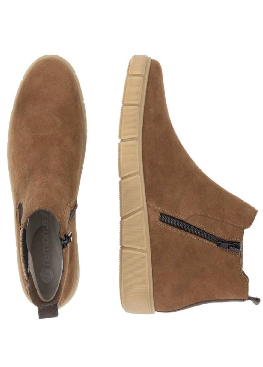 Осенние ботинки Remonte из натуральной замши