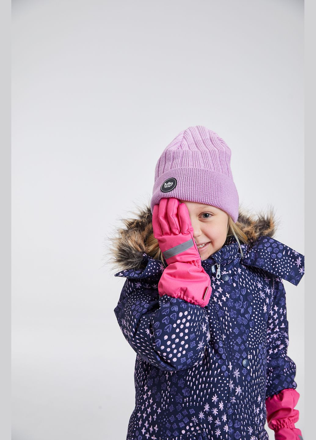 Темно-синяя зимняя куртка зимняя Tutta Selema