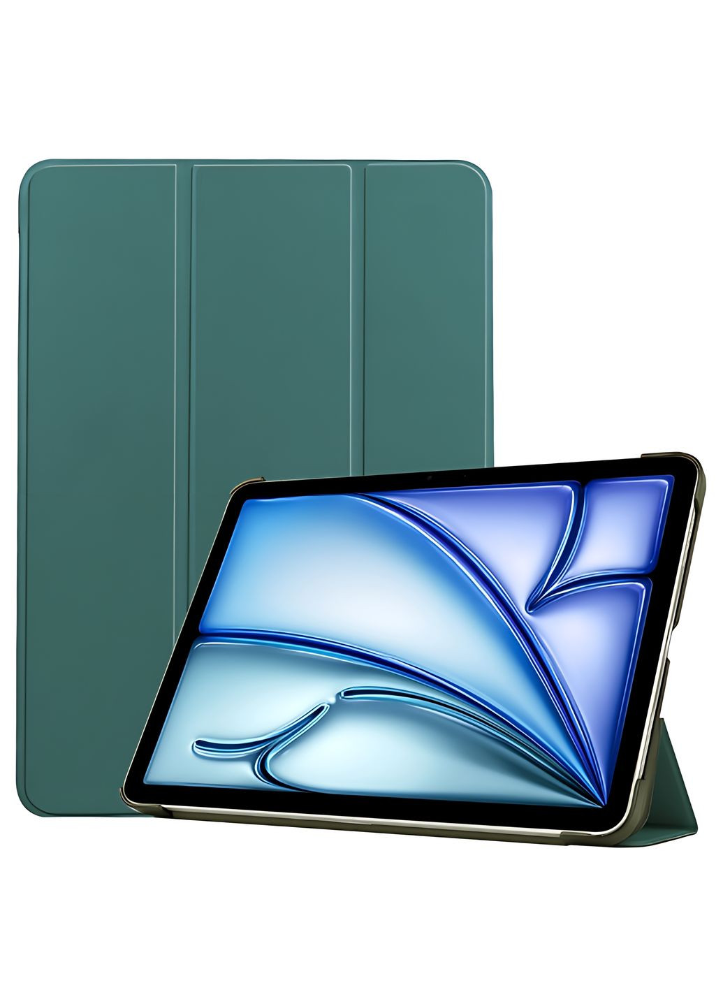 Чехол-книга Smart Case для Apple iPad Air 13" M2/M3 (2024/2025) Dark Green (711613) BeCover (351559746)