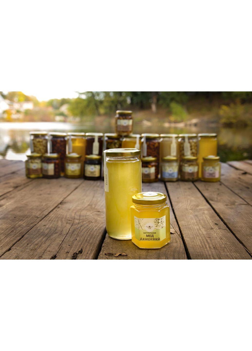 Мед акації, 500 мл Медові ласощі (373019768)