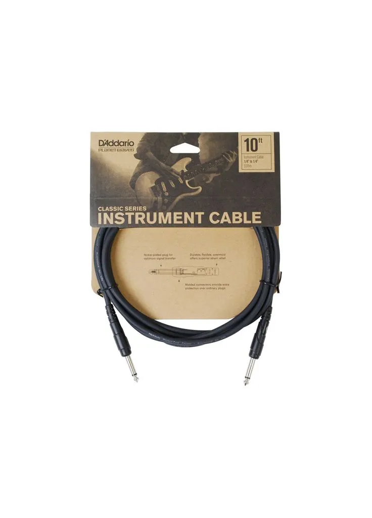 Інструментальний кабель Classic Series Instrument Cable 3m (PW-CGT-10) D'Addario (394225216)
