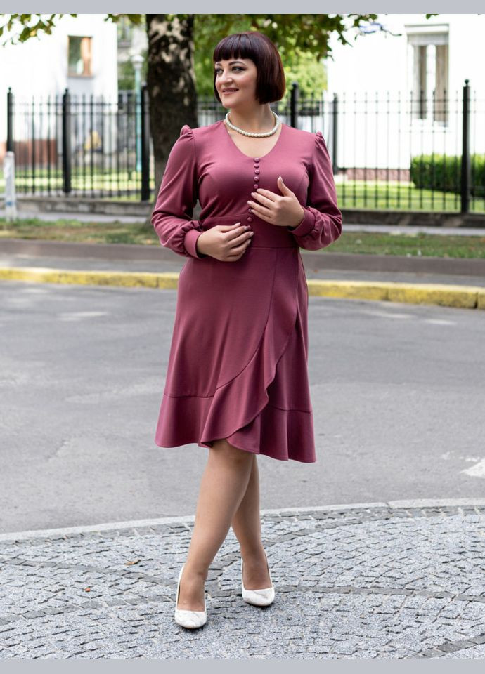 Темно-рожева плаття 14408-5 Alenka Plus