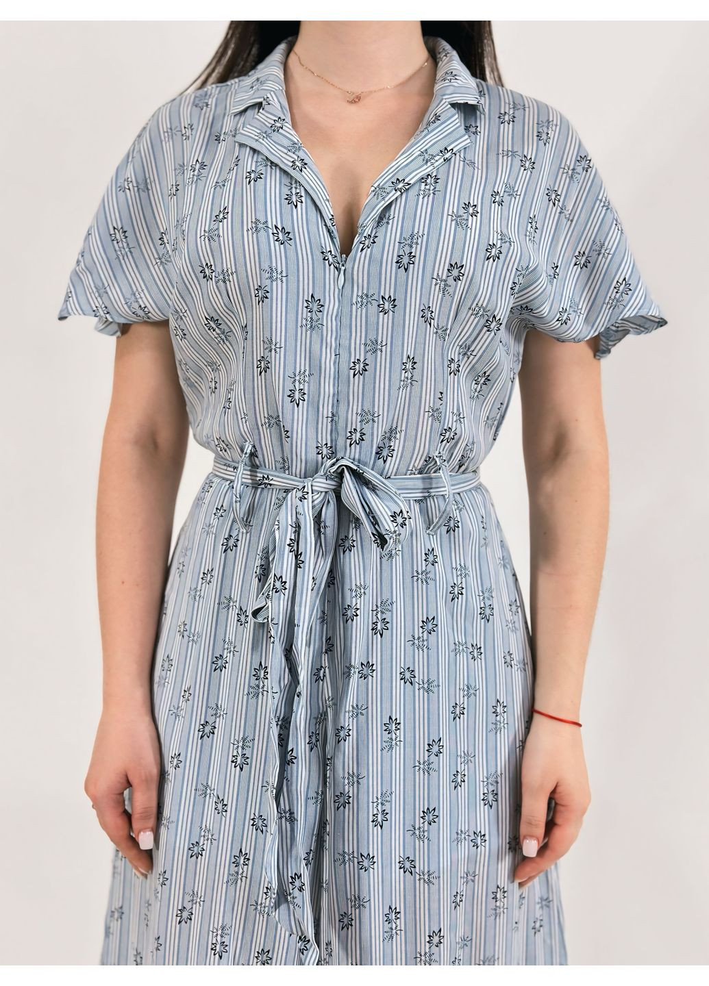 Комбинезон в полоску Wiya комбинезон-брюки полоска светло-голубой повседневный, денил, вечерний