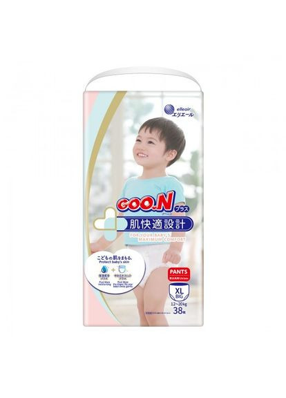 Подгузники Plus для детей (XL, 12-20 кг, 38 шт) Goo.N (360407553)