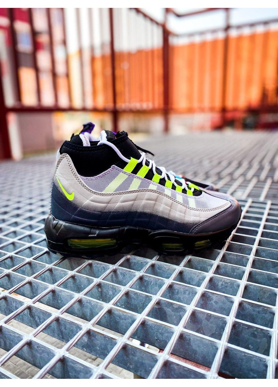 КРОСІВКИ ЖІНОЧІ NIKE AIR MAX 95 SNEAKERBOOT GREEDY EDITION GRAY НАЙК АІР МАКС 95 No Brand сірі зими (369388279)