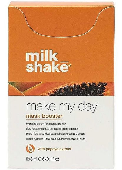 Бустер для маски для волосся "Папая" Make My Day Mask Booster Papaya 6x3ml (1346050-9773730) Milk Shake (368639646)