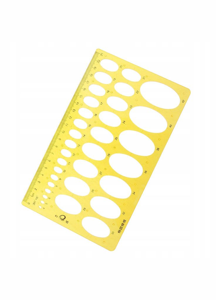 Трафарет для креслення та малювання (шаблон) Еліпс 21 см Magical Science (322635132)