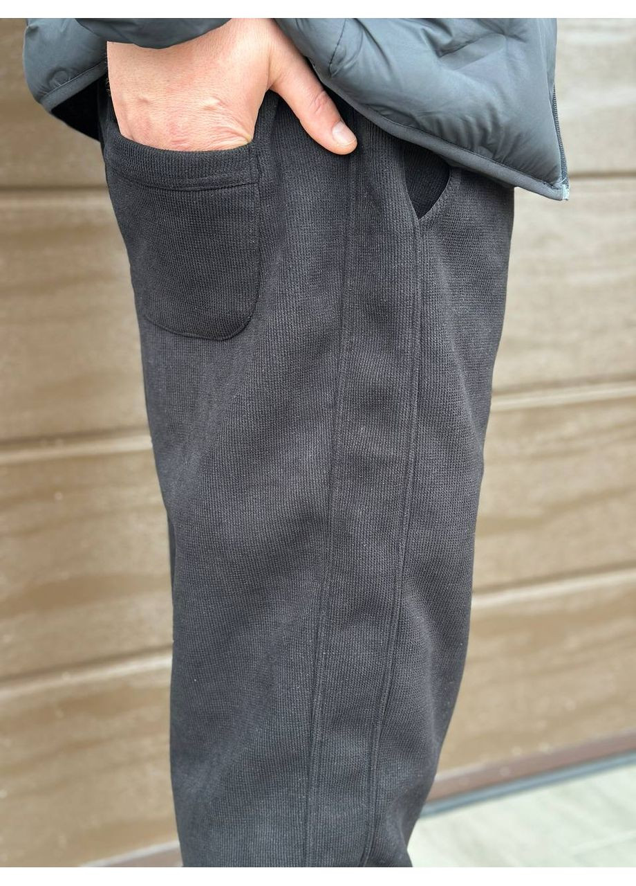 Чоловічі теплі штани з вельвету на флісі — стильні та максимально комфортні (заміри в описі) GD/GL Модний простір (370147140)