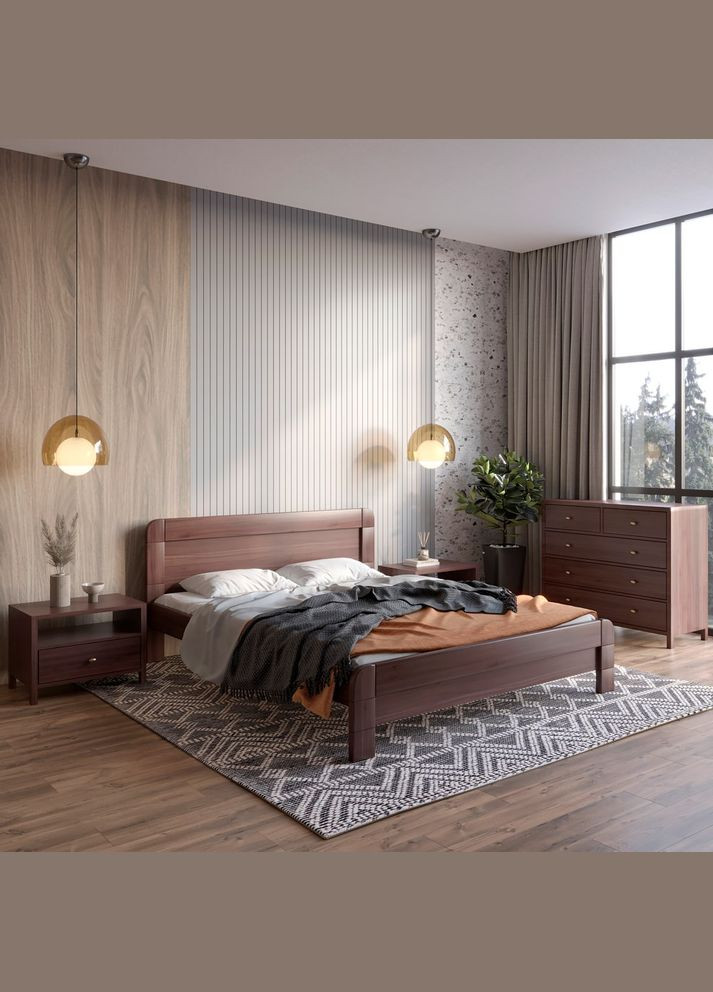 Односпальная деревянная кровать Тоскана 70х200 см (MBG-3524) Mebigrand (366086134)