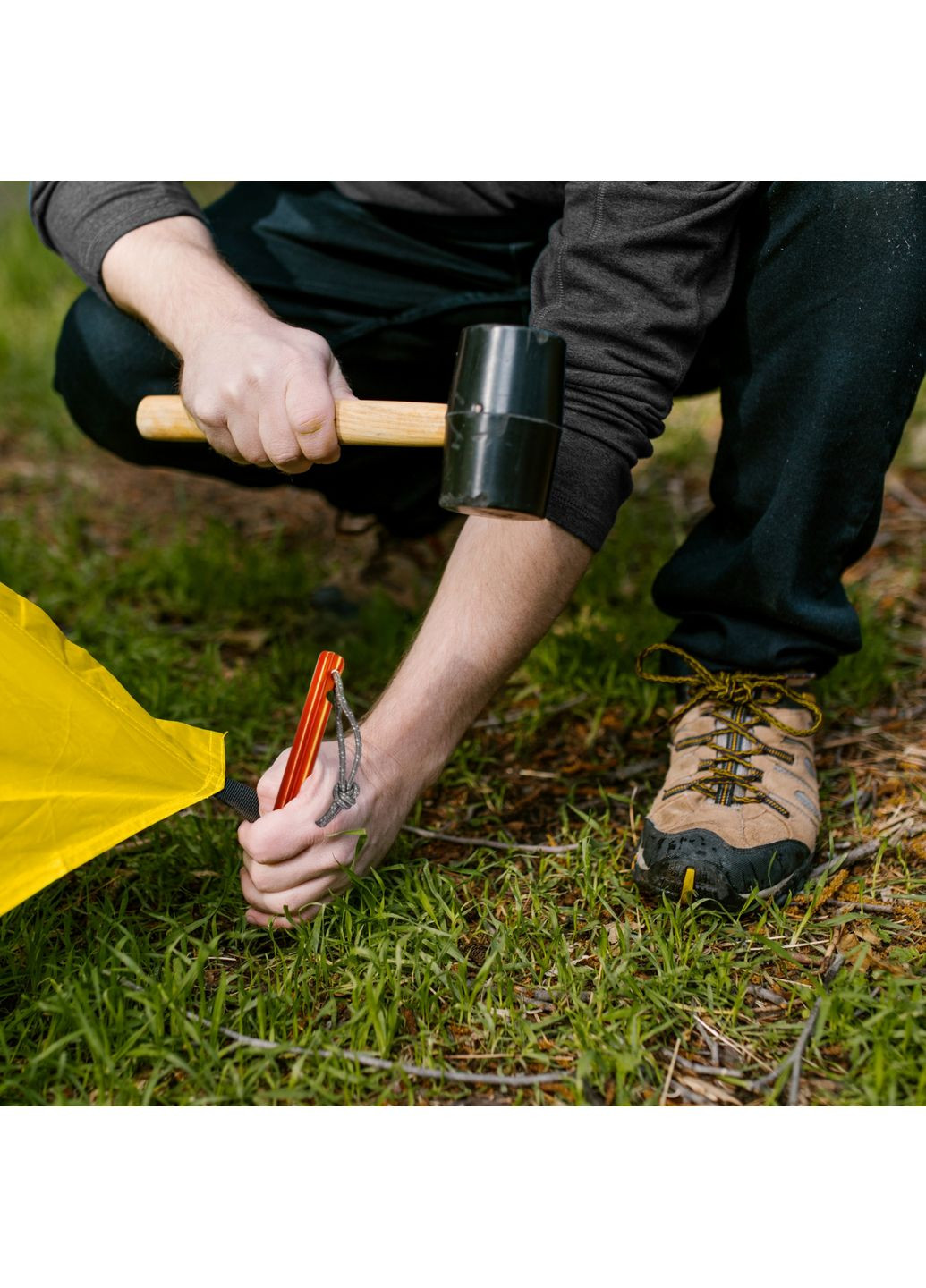 Набор колышков для палатки алюминиевые 15 см, Y-образные 10 шт (P-5905973406888) Mountain Goat (356744462)