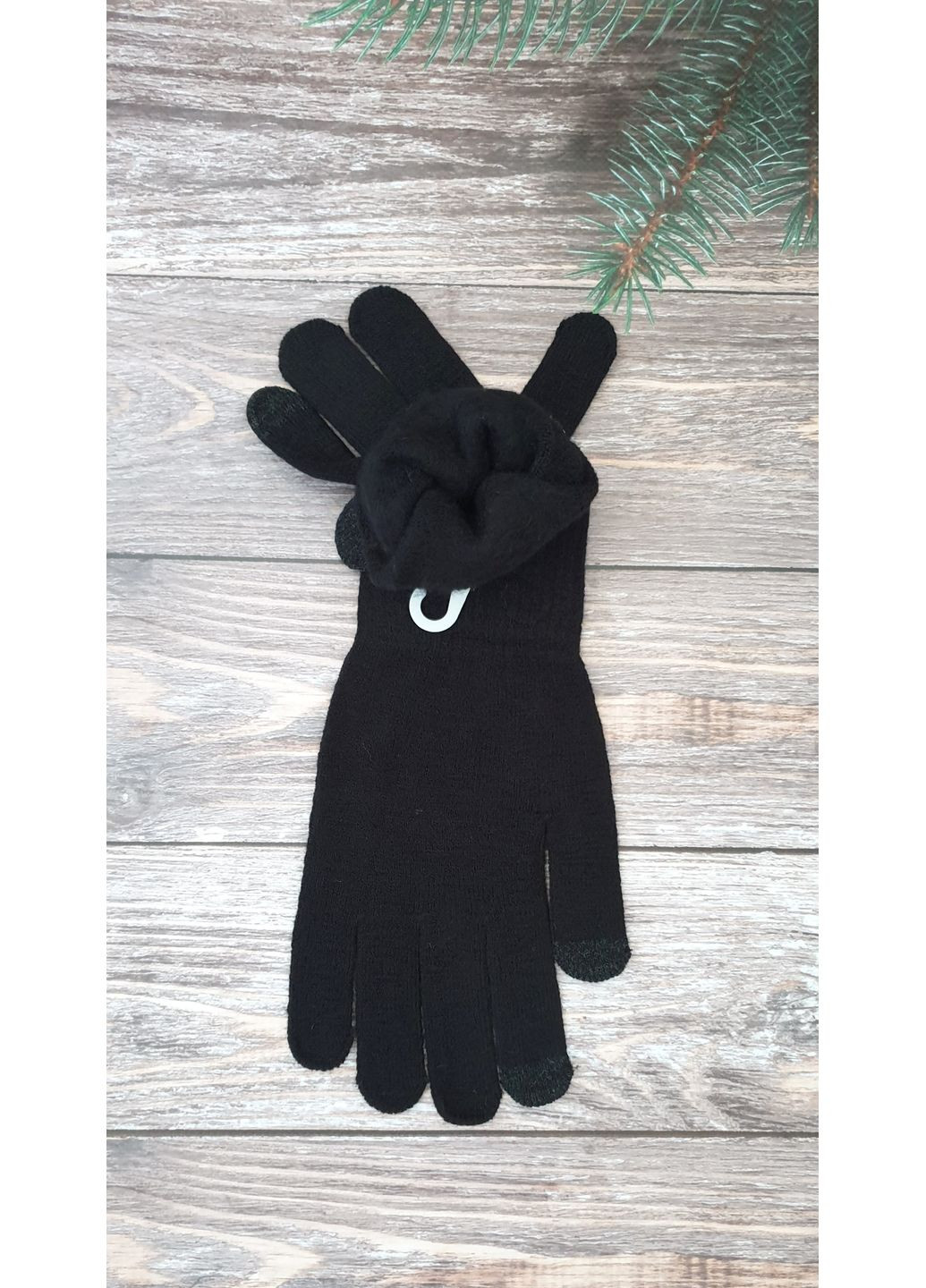 Мужские вязаные одинарные перчатки No Brand (362452397)