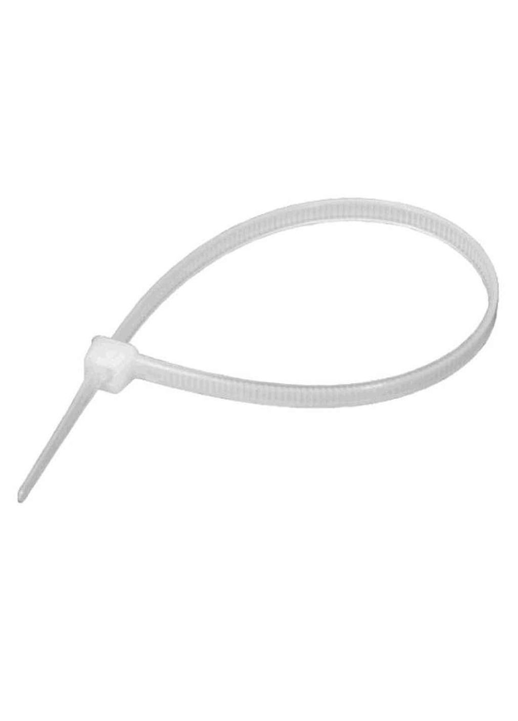 Хомут нейлоновый (3*100) белый (100шт в уп) Powerfix (357216742)