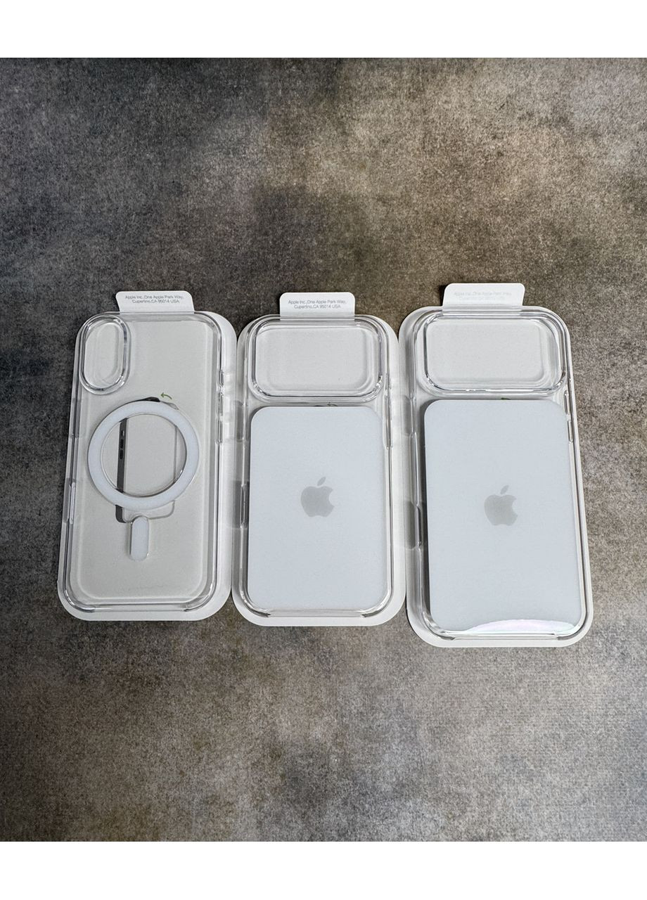 Прозорий чохол Clear Case MagSafe + Animation для iPhone 17 Pro Max з кнопкою для Айфон / Анімація No Brand (370269451)