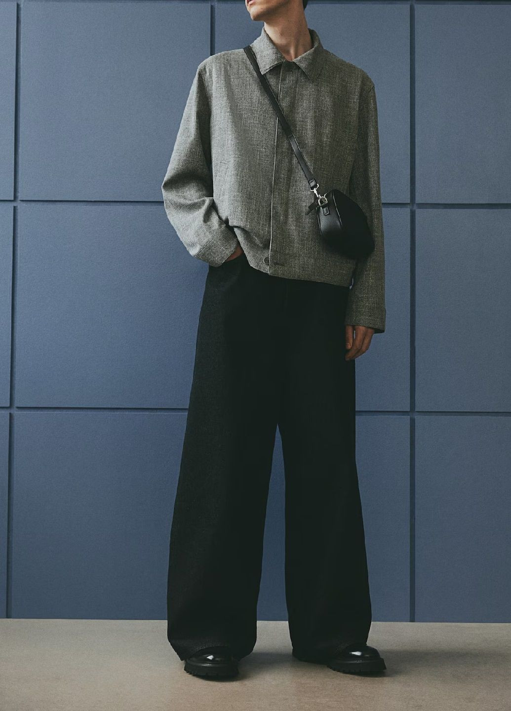 Серая демисезонная куртка H&M