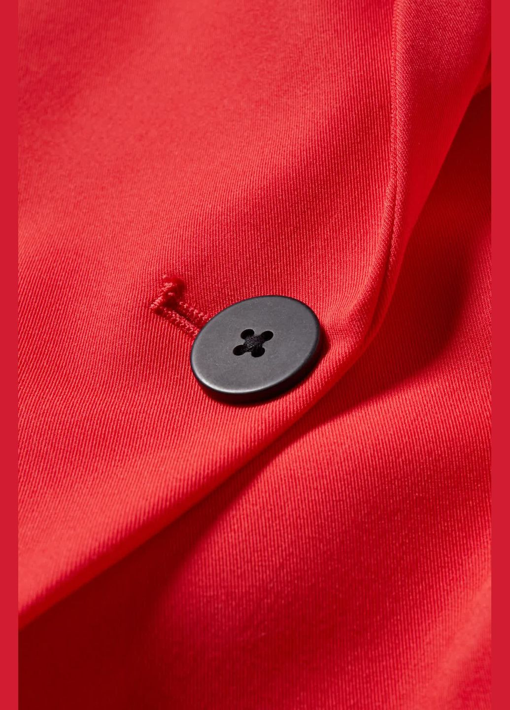 Красный женский пиджак regular fit C&A однотонный - всесезон