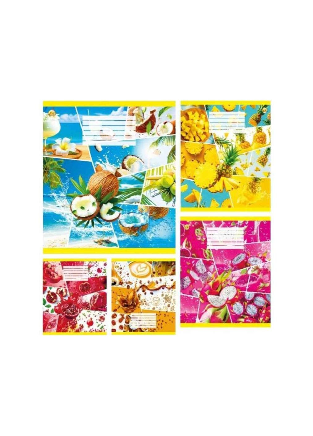 Зошит в клітинку 36арк. 20 шт./пач Тверда Колаж ТА51405 ТМ Тетрада (339100240)