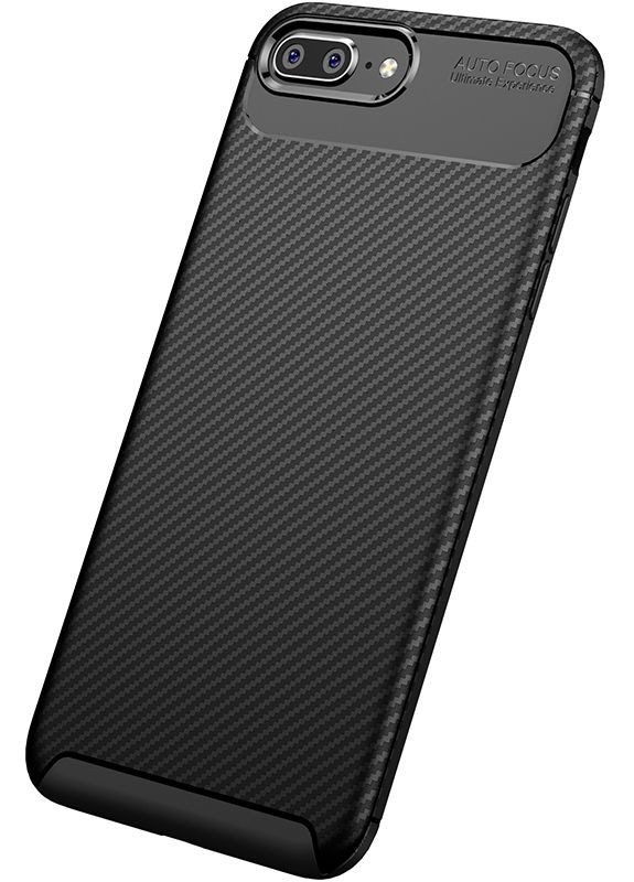 Чехолнакладка TPU Carbon Fiber 1,5mm Case Apple iPhone 7 Plus/8 Plus Black Toto (301836362)