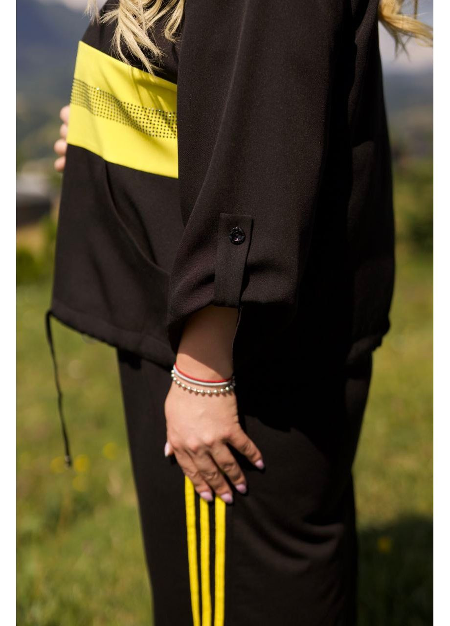 Костюм (бомбер, платье), цвет Желтый No Brand (361120130)