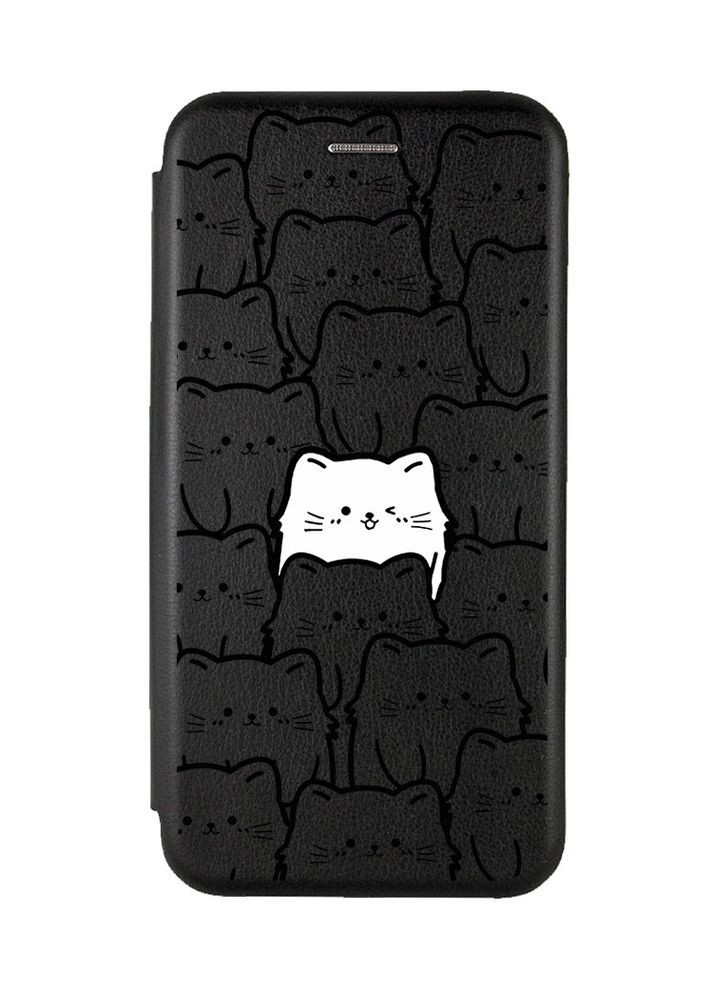 Чехол-книжка с рисунком на Xiaomi Redmi Note 8 Pro Котики (принт 392) Creative (360700913)