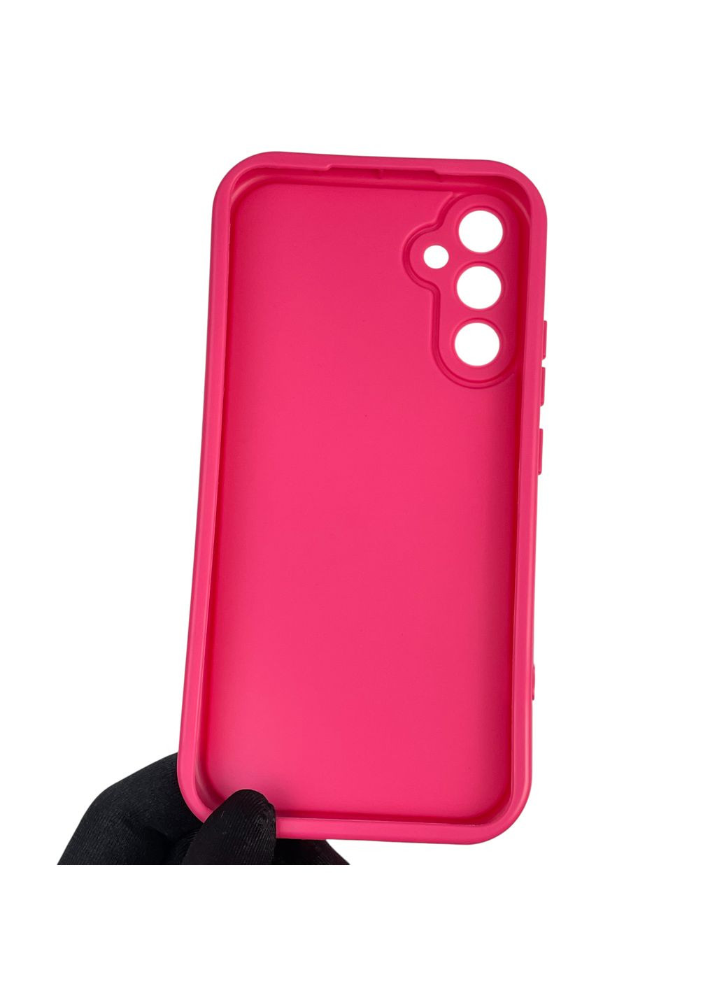 Чехол силиконовый Soft Touch с 3D принтом для Galaxy A34 5G (SM-A346E) малиновый (Полная защита камеры) Samsung (371652853)