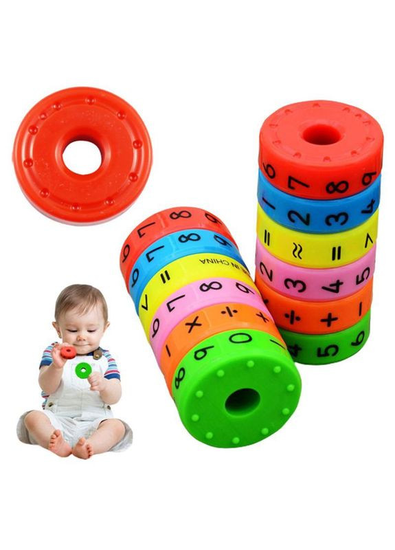 Подвижная головоломка для обучения математике Multicolor Bluelans (365721012)