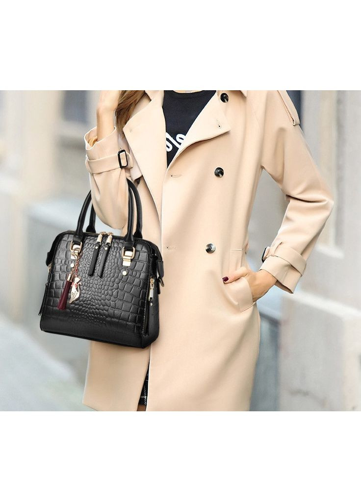 Женская сумка через плечо эко кожа змеиный принт с брелком ProDobro (363259915)