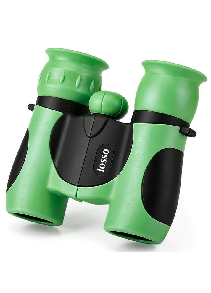 Бінокль дитячий іграшковий для подорожей та ігор "Юнга" 8*21 зеленого кольору Losso (327041599)