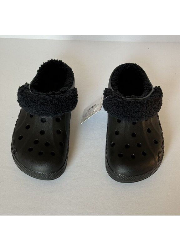 Крокс Теплые Синие Сабо Unisex Baya Fuzz Strap Clog Navy Crocs Lined (349864912)