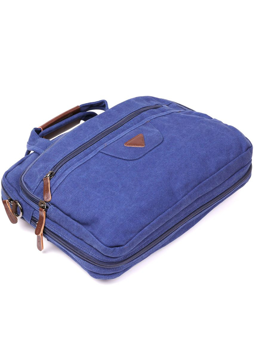 Сумка мужская через плечо для ноутбука 20184 Cиняя Vintage (302008205)