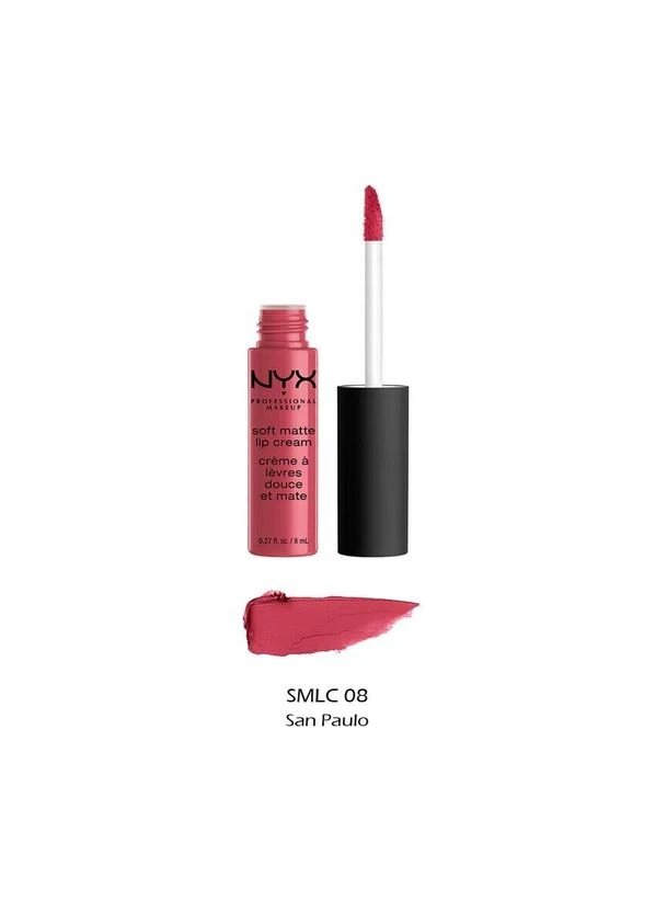 Матова помада-крем Soft Matte Lip Cream (8 мл) SAN PAULO (SMLC08) NYX Professional Makeup (279364154)