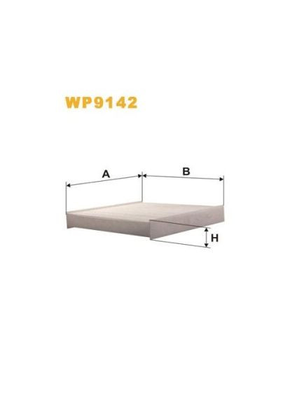 Фильтр салона CITROEN, PEUGEOT WP9142/K1127 (пр-во WIX-Filtron) WP9142 WIX Filters (366182248)