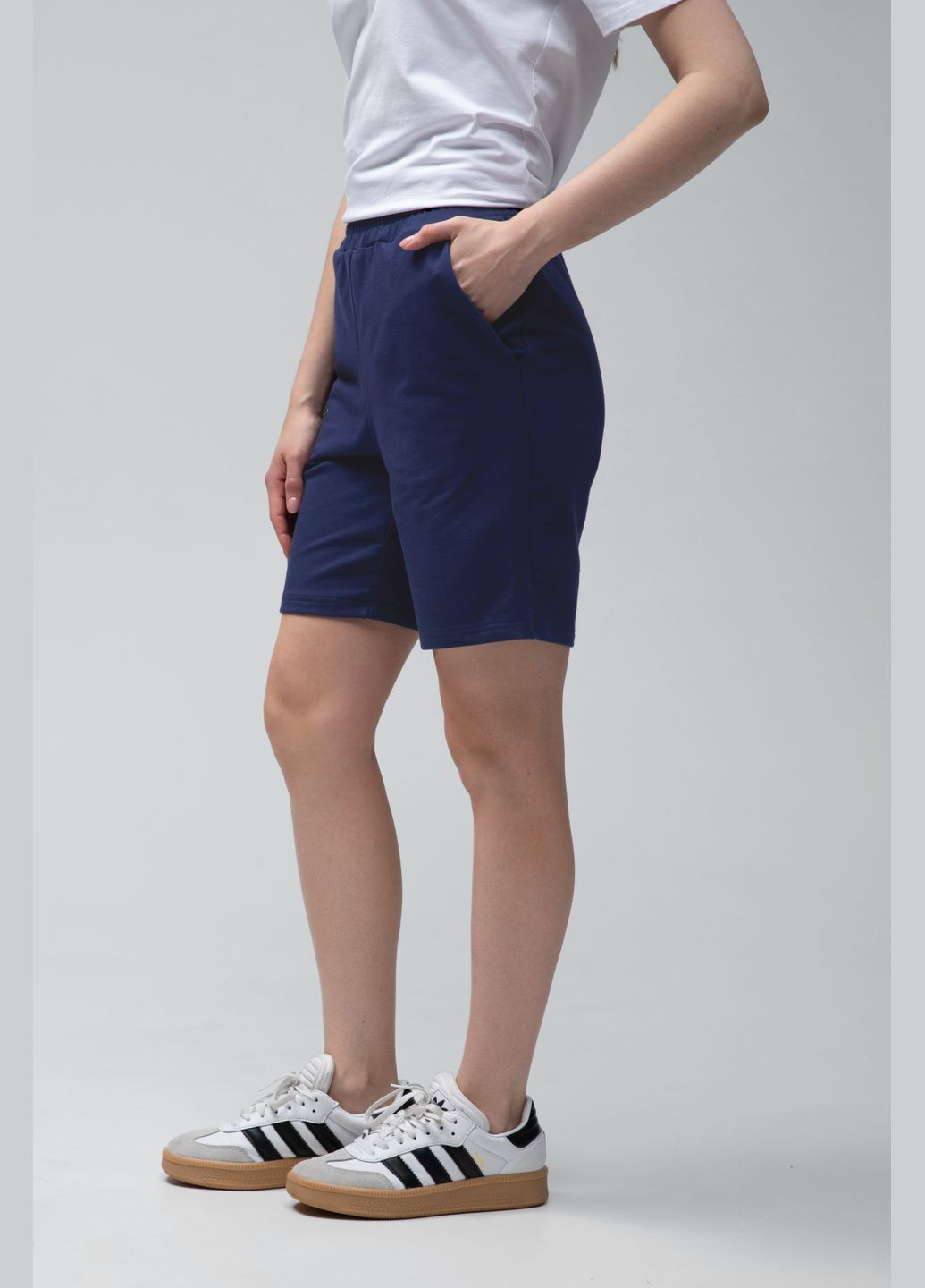 Набор базовые шорты женские 3 шт, Темно-серый/Темно-синий/Черный (U0701W-Grey-Blue-Black) RAY Basic (345556624)