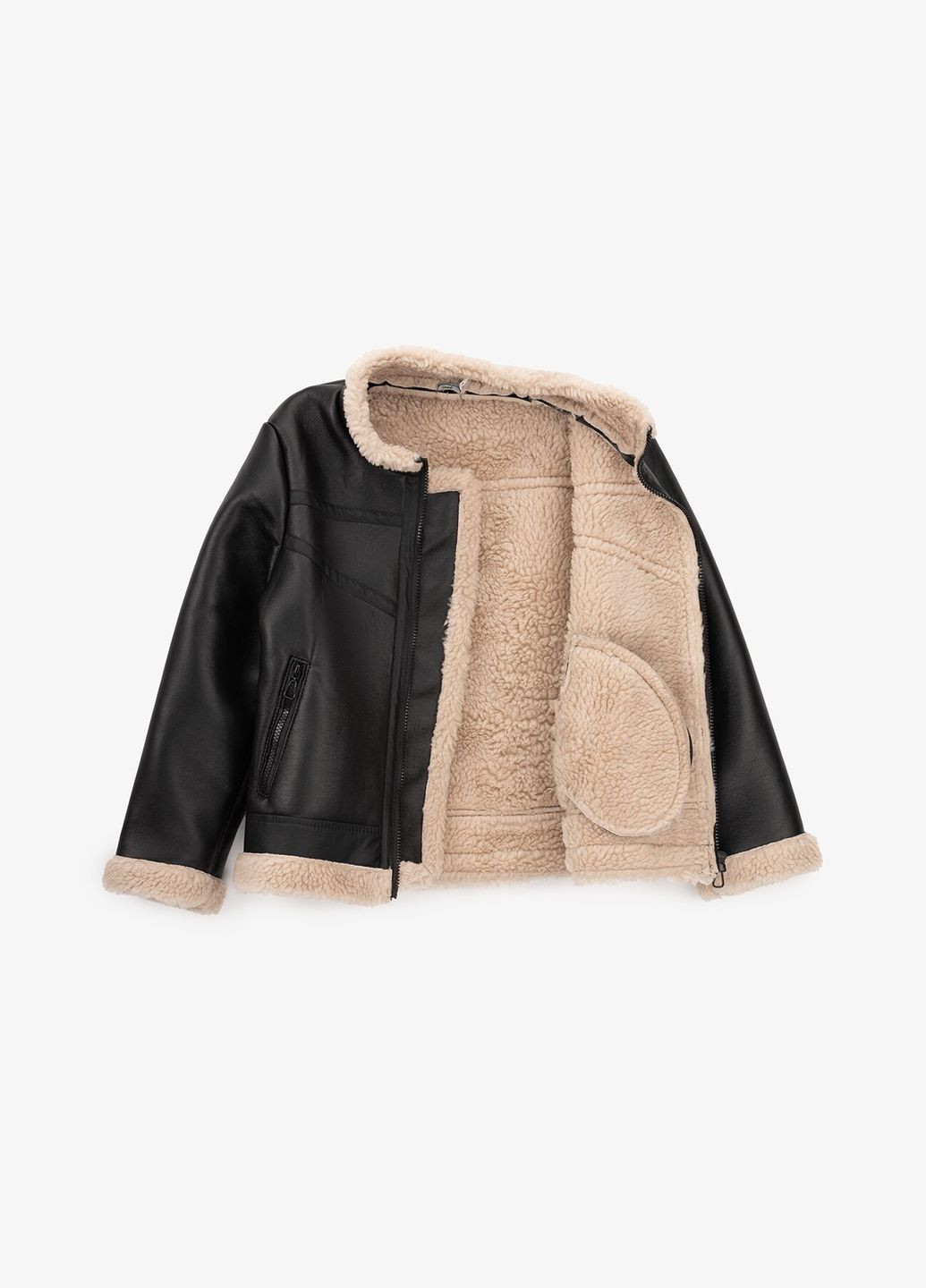 Чорна зимня дублянка для хлопчика 201910 158 см shop (2000990787583) #sbabam