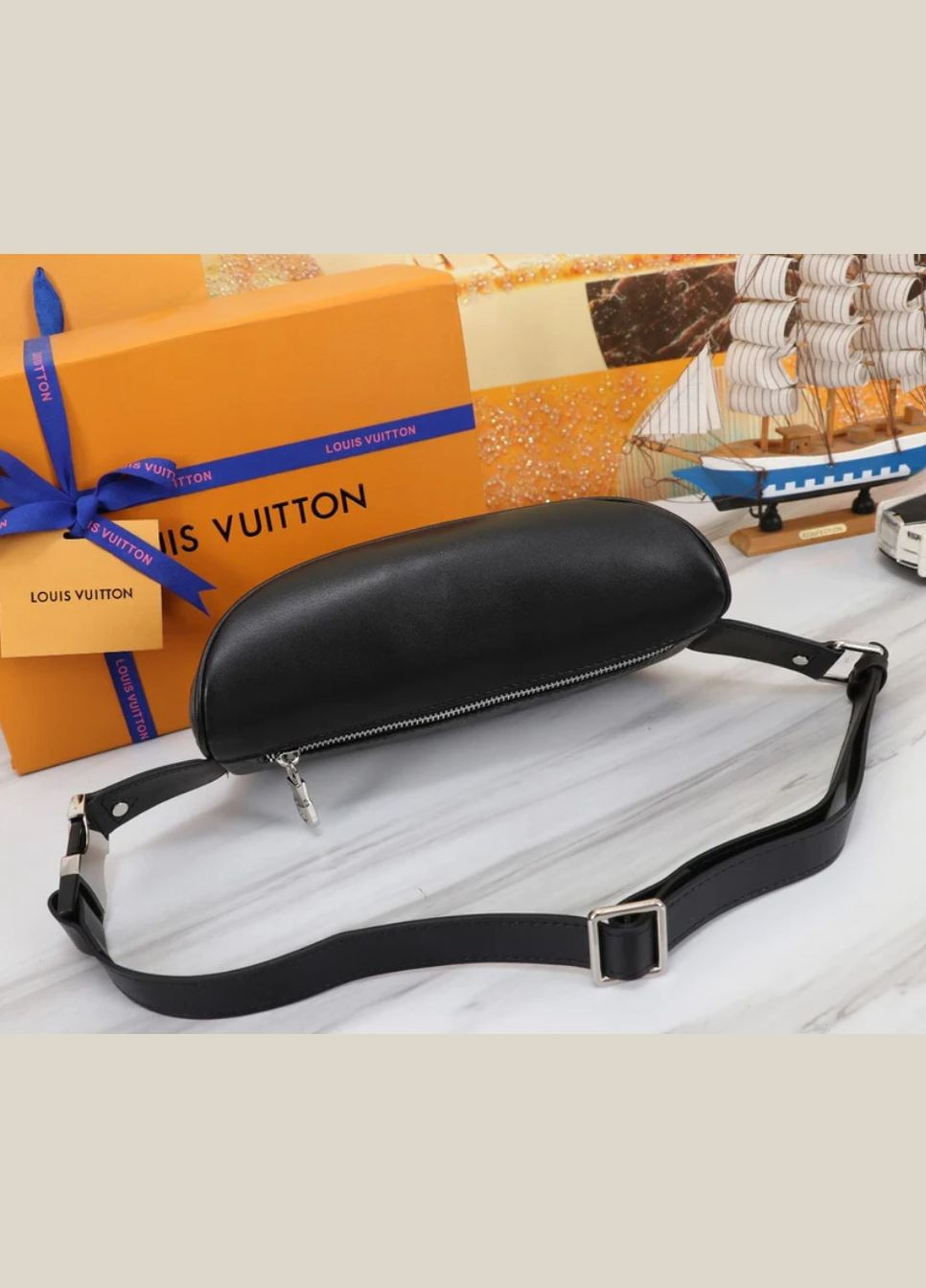 Мужская сумка на грудь (слинг), бананка (40298-2) LUX No Brand (322157416)