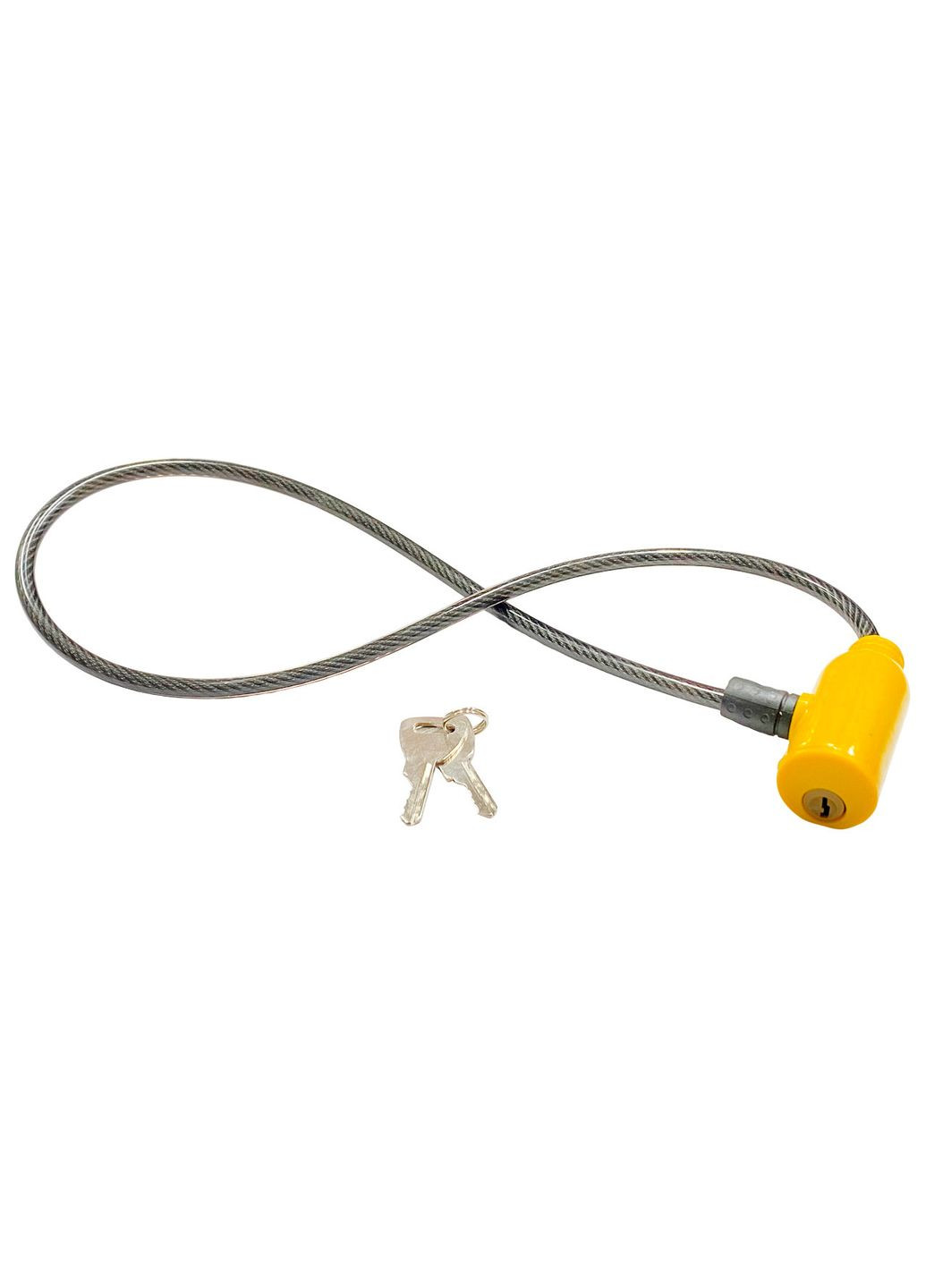 Велозамок Lock антивандальный стальной 6 мм для защиты велосипеда длиной 650 мм ALAN (360891883)