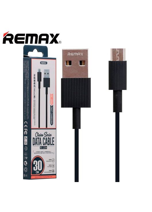 USB кабель RC-120m mini Chaino 0.3m micro USB Remax (346509831)