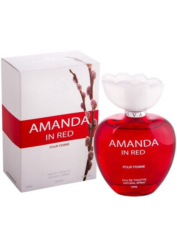 Вода туалетна жіноча Amanda in Red 100 мл. 29713 Lotus Valley (340110770)