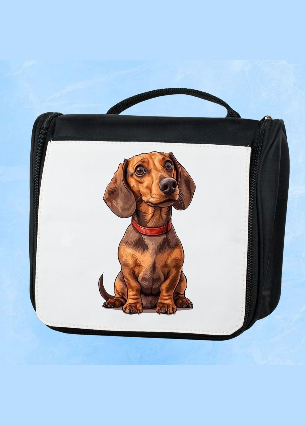 Дорожня сумка - органайзер для косметики несессер Dog #78 Чорна No Brand (318677532)