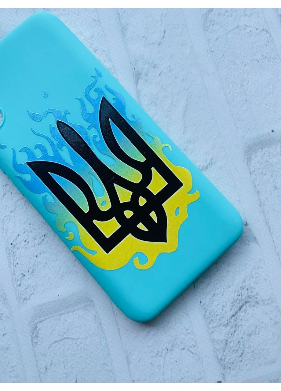 Матовый чехол на iPhone 13 Pro Max:: Тризуб Пламя (принт 257) Creative (360700383)