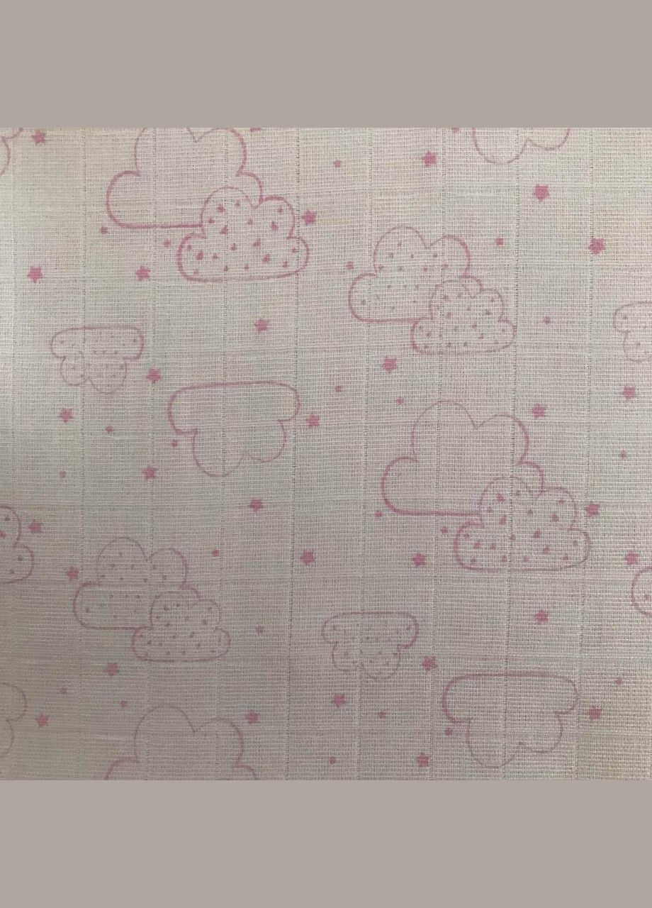 Пеленка муслиновая двухслойная Розовые тучки 100x80 см Penetka (323210914)